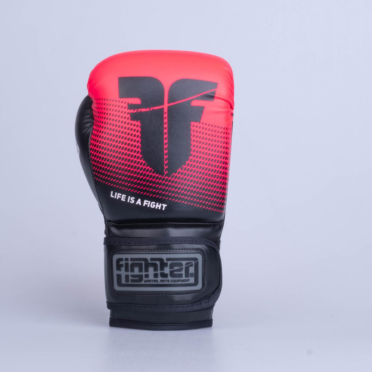 Boxing gloves Fighter Training PU - black/pink, FBG-TRP-003