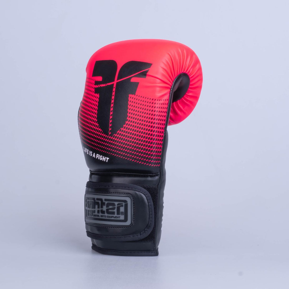 Boxing gloves Fighter Training PU - black/pink, FBG-TRP-003