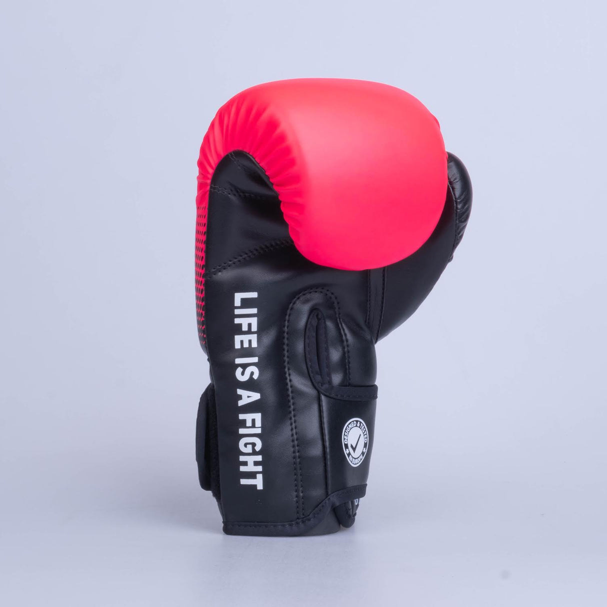 Boxing gloves Fighter Training PU - black/pink, FBG-TRP-003