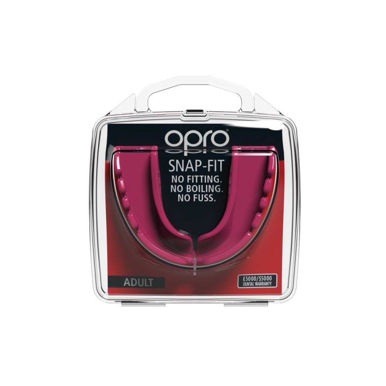 Protector bucal OPRO Snap-Fit - Rosa 