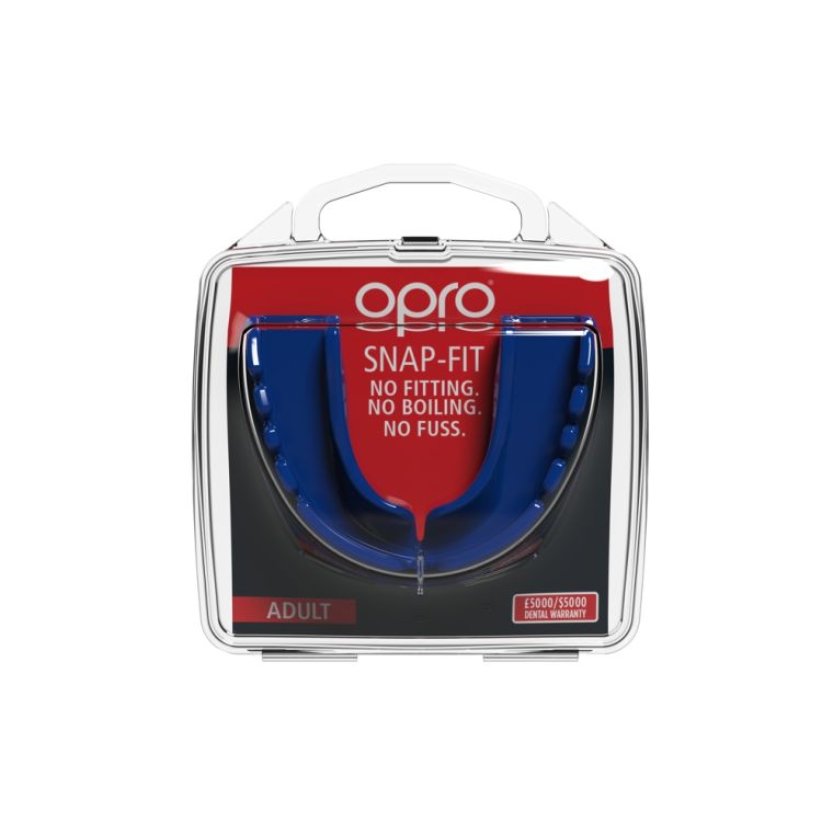 Protector bucal OPRO Snap-Fit - Azul 