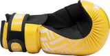 TOP TEN Glossy neon matte yellow /black Prism Pointfighter Open-Hand Gloves