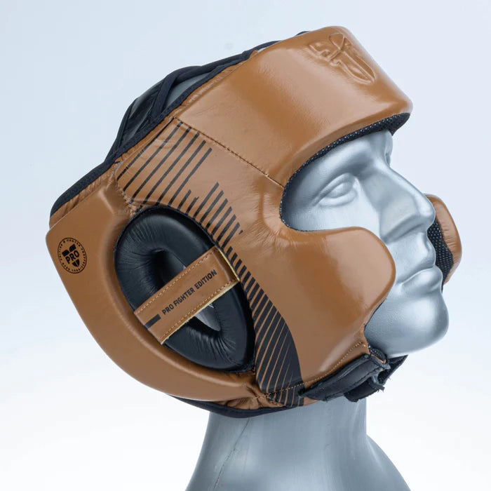 Fighter Head Guard Pro - brown, 2796PRBR