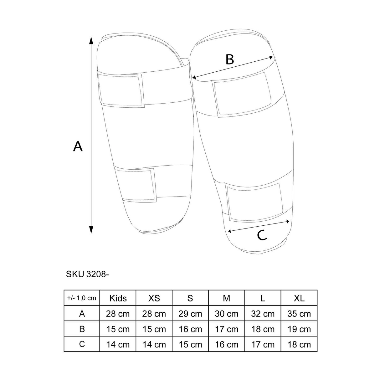 Shinguards Top Ten WAKO - red