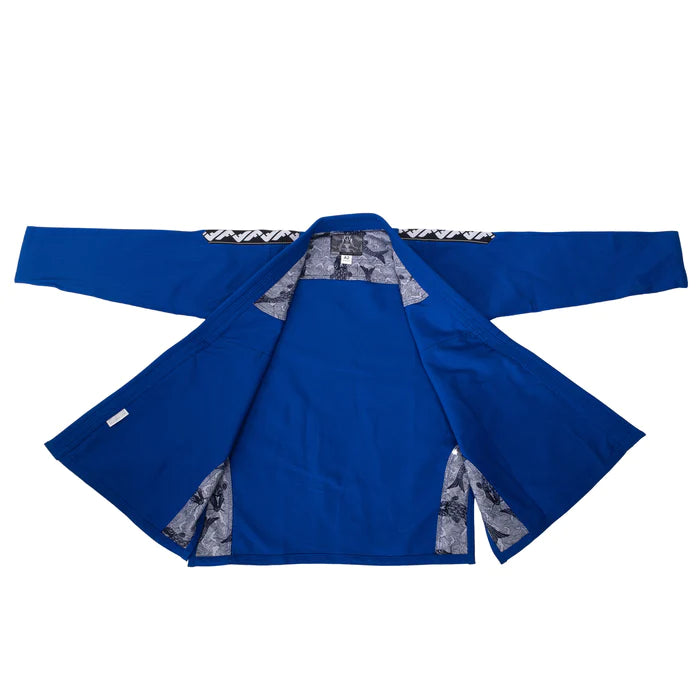 Uniforme de luchador BJJ Samurai - azul, BJJBW-N02