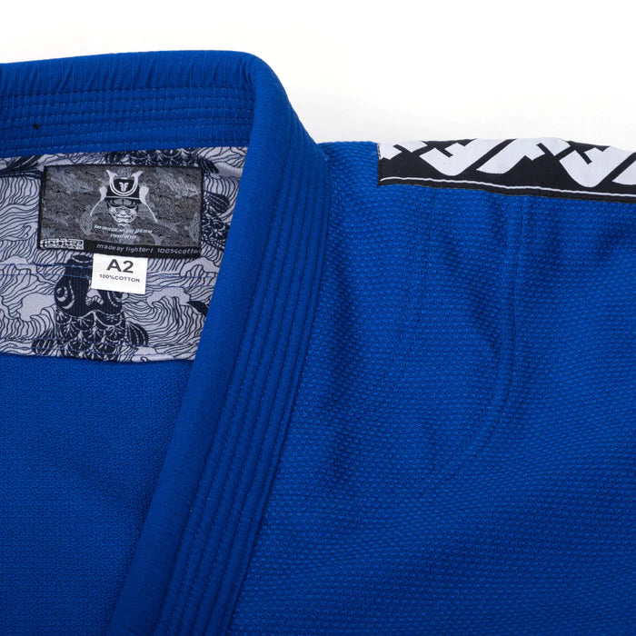 Uniforme de luchador BJJ Samurai - azul, BJJBW-N02