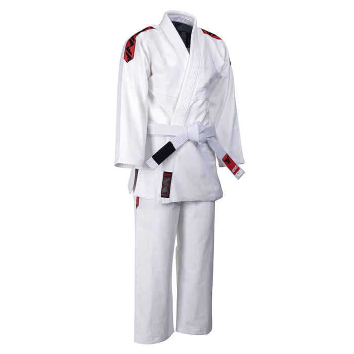 Uniforme de luchador BJJ Samurai - blanco, BJJBW-N03