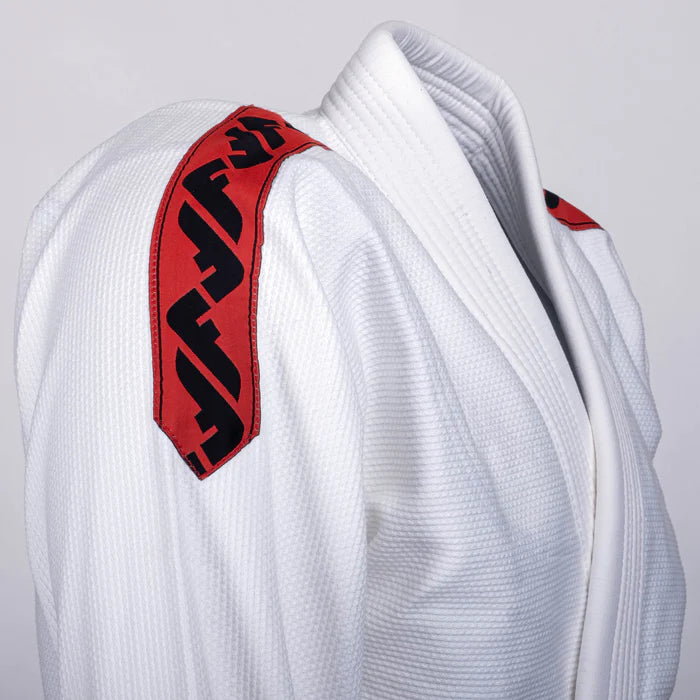 Uniforme de luchador BJJ Samurai - blanco, BJJBW-N03