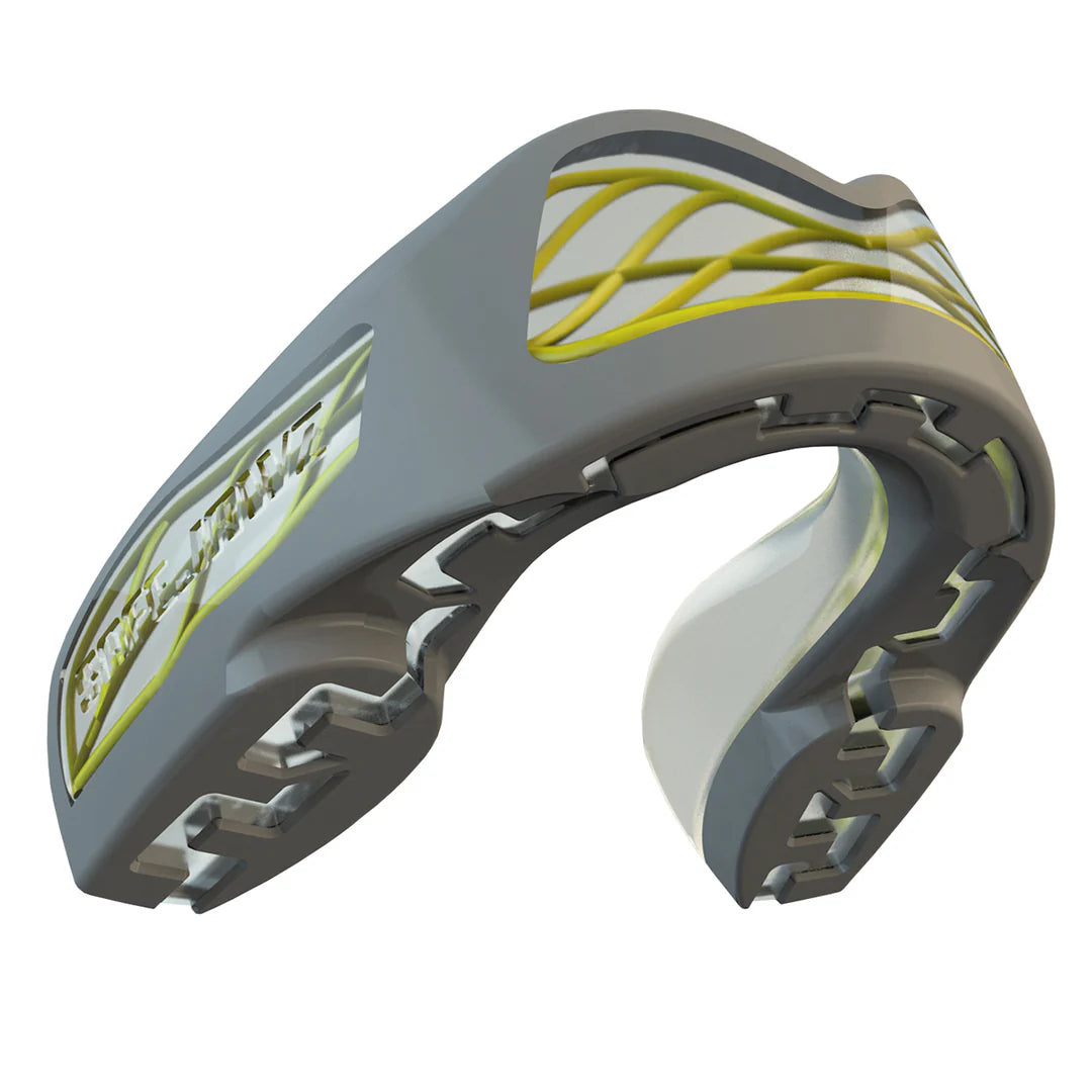 SafeJawz Nitro Series Grey and Yellow - Adult