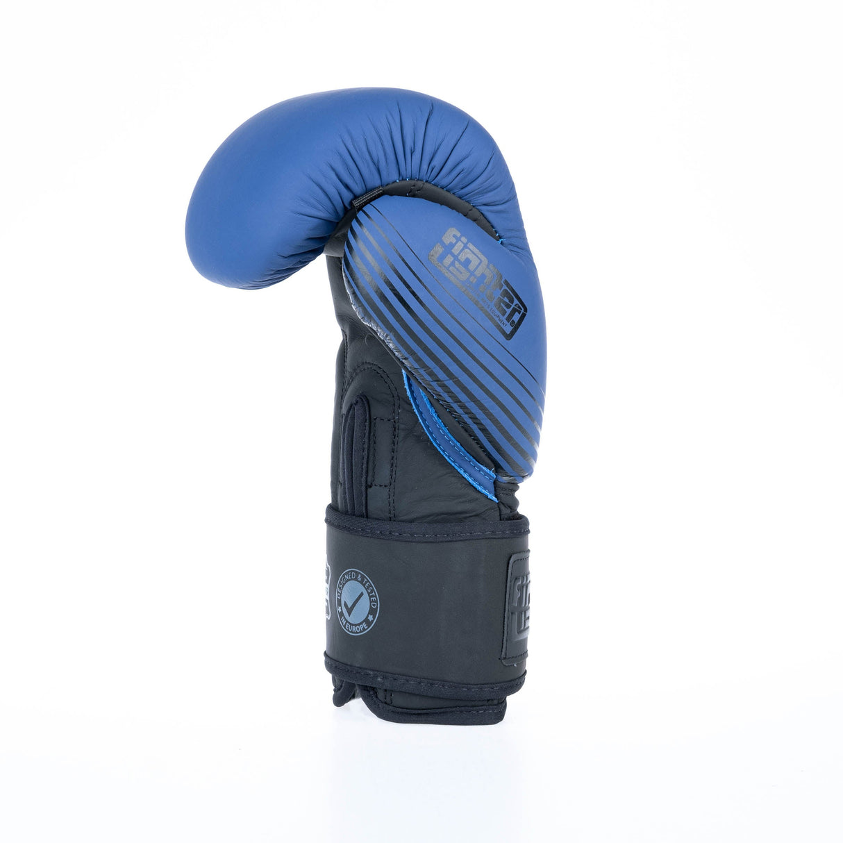 Fighter Boxing Gloves SPLIT Stripes - blue/black