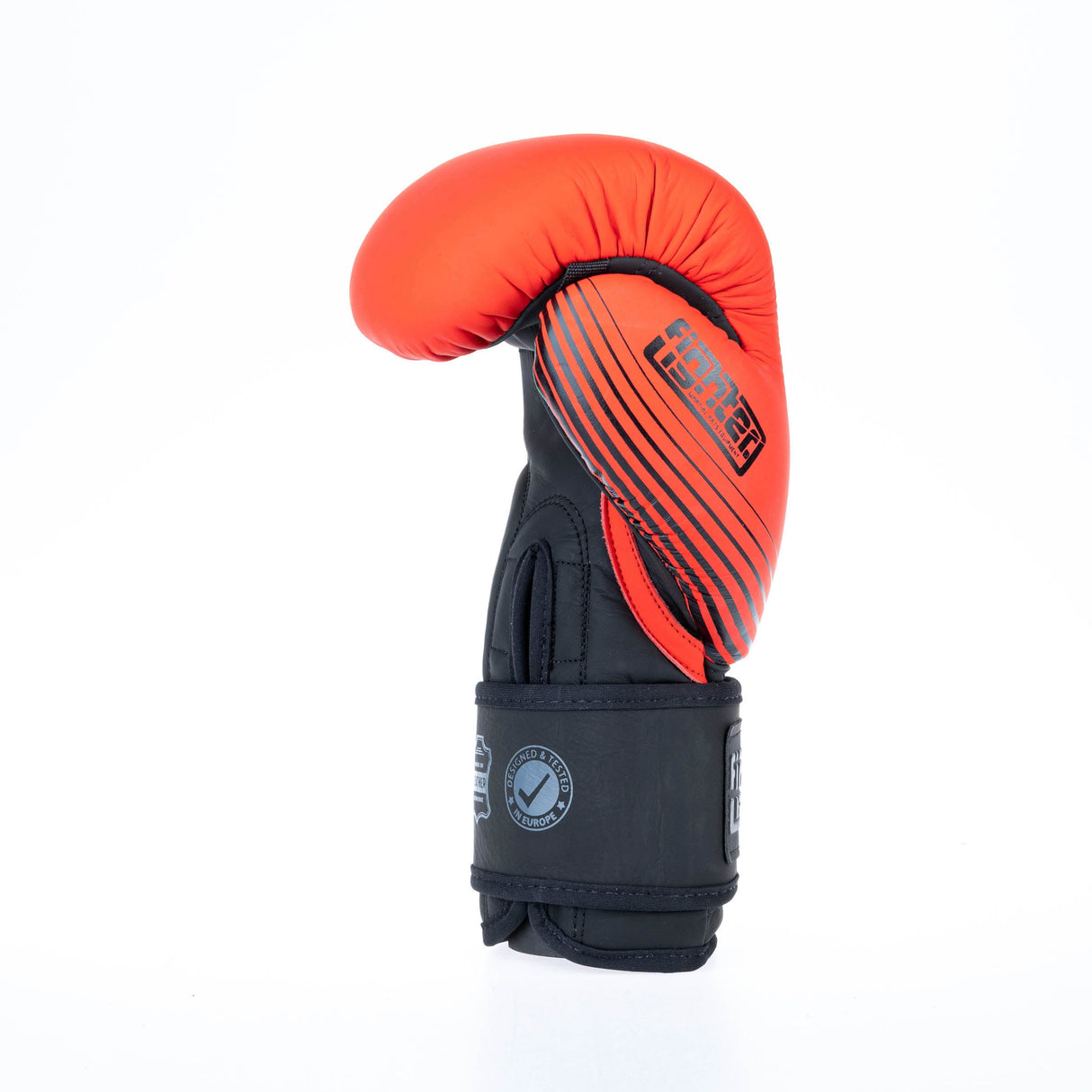 Fighter Boxing Gloves SPLIT Stripes - red/black