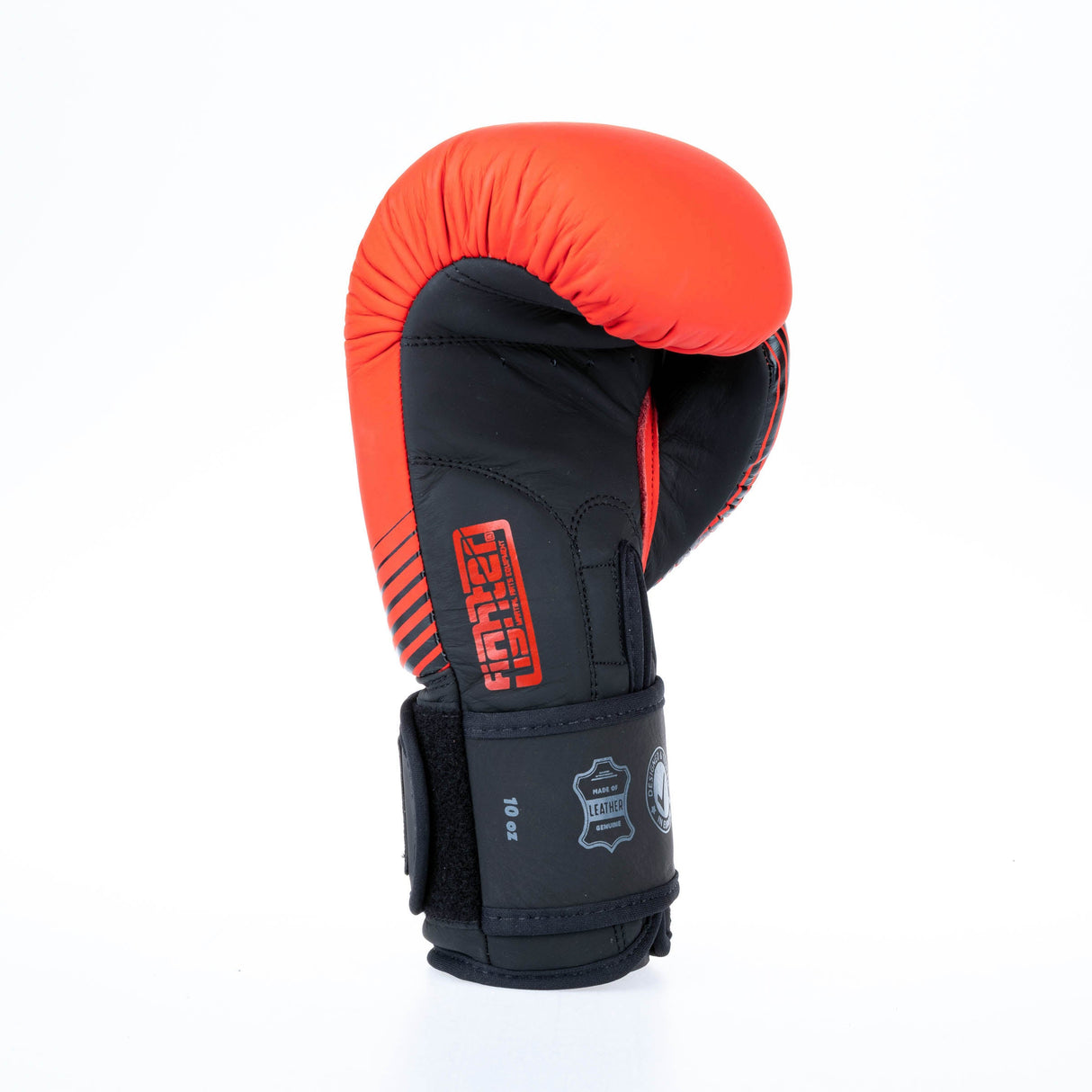 Guantes de boxeo Fighter SPLIT Stripes - rojo/negro