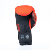 Fighter Boxing Gloves SPLIT Stripes - red/black