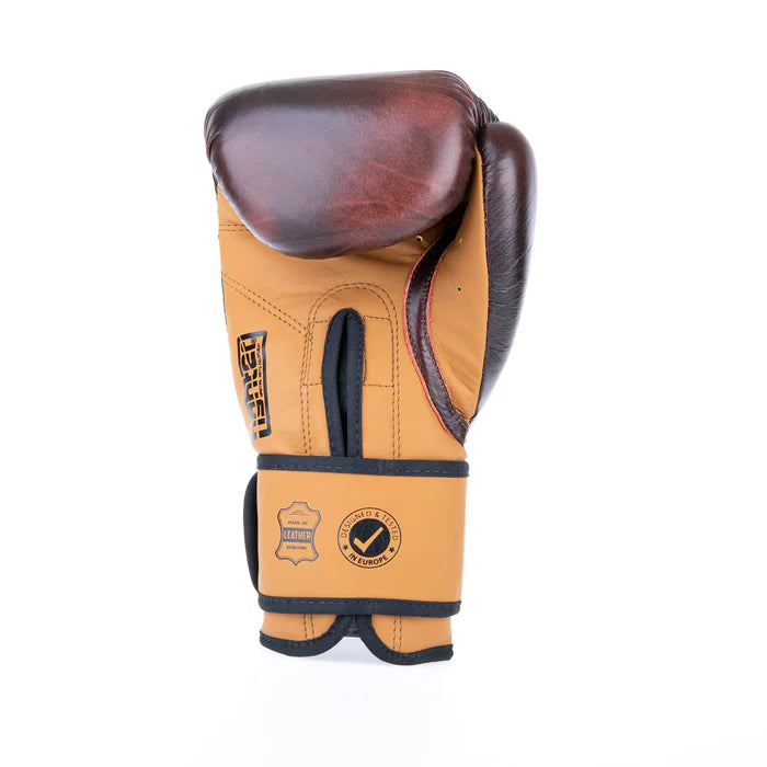 Guantes de boxeo retro de luchador - marrón