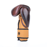 Guantes de boxeo retro de luchador - marrón