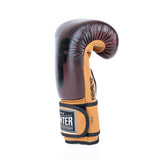 Guantes de boxeo retro de luchador - marrón