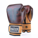 Guantes de boxeo retro de luchador - marrón