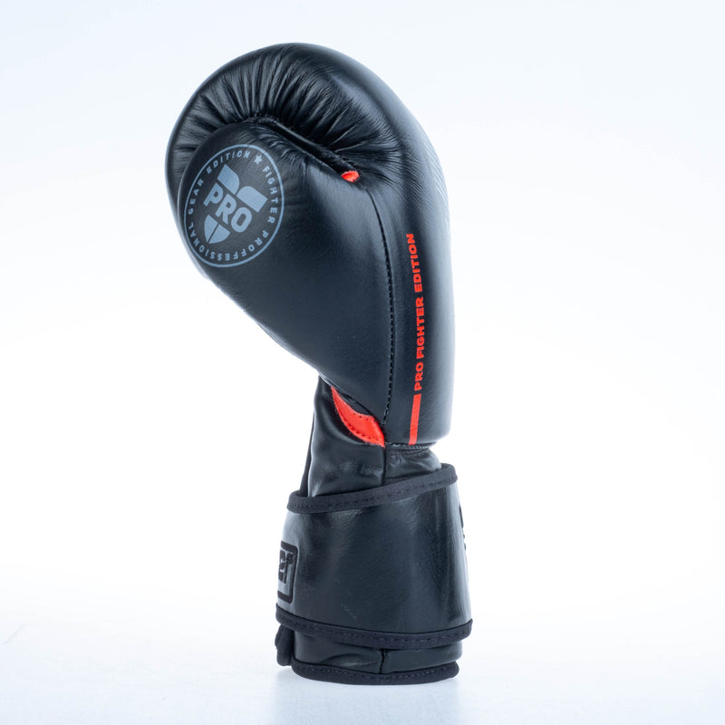 Boxing Gloves Fighter Pro - Black, FBG-PRO-002