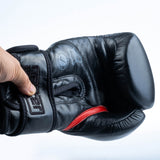 Boxing Gloves Fighter Pro - Black, FBG-PRO-002