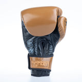 Guantes de boxeo Fighter Pro, color negro, FBG-PRO-002