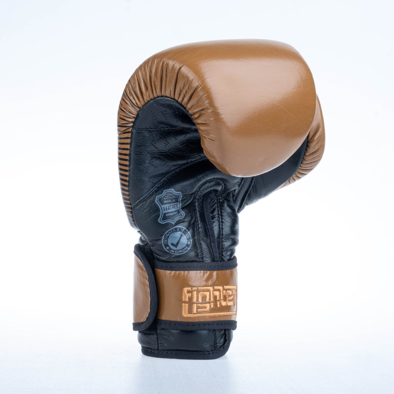 Fighter Boxing Gloves Pro - brown, FBG-PRO-003