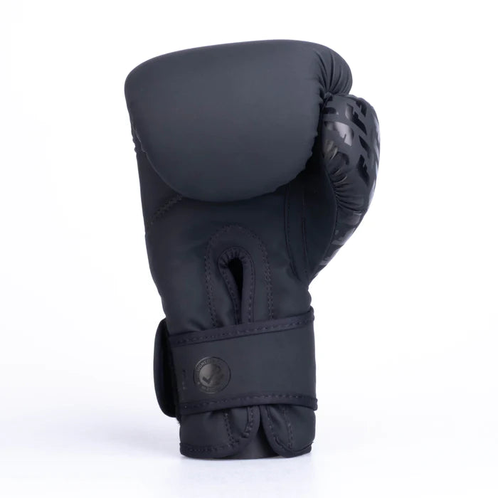 Fighter Boxing Gloves Pro PU - black, FBG-PRP-001