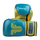 Guantes de boxeo de entrenamiento Fighter - azul/amarillo, FBG-TRN-003