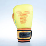 Guantes de boxeo de entrenamiento para luchadores, color amarillo/naranja, FBG-TRN-004