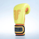 Guantes de boxeo de entrenamiento para luchadores, color amarillo/naranja, FBG-TRN-004