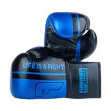 Guantes de boxeo de competición Fighter - azul, FBGF-002BL