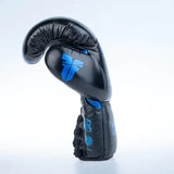 Guantes de boxeo de competición Fighter - azul, FBGF-002BL