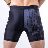 Fighter MMA Compression Shorts Samurai - black/gold, FCSM-01-SAM