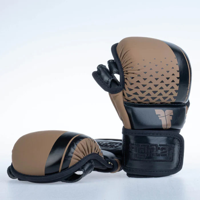 Guantes de MMA Fighter Pro - negro/marrón, FMGL-PRO-001