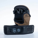 Fighter MMA Gloves Pro - black/brown, FMGL-PRO-001