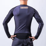 Fighter Rashguard Samurai Long Sleeve - black/gold, FRSG-SAM-01-LS