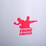 Saco de boxeo independiente Fighter YOUNG - blanco/rosa 