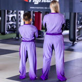 Uniforme de luchador profesional - morado