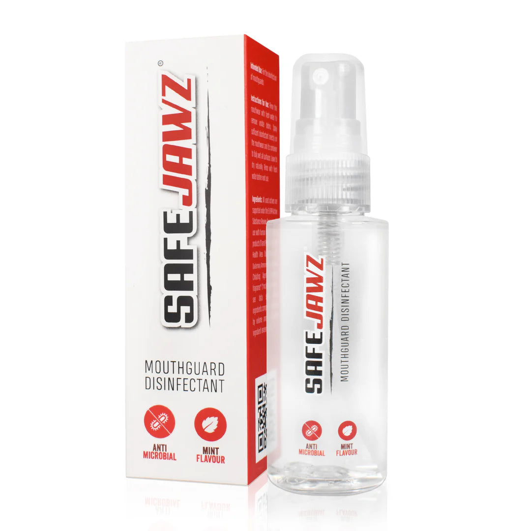 SafeJawz Mouthguard Disinfectant Spray. Mint Flavoured