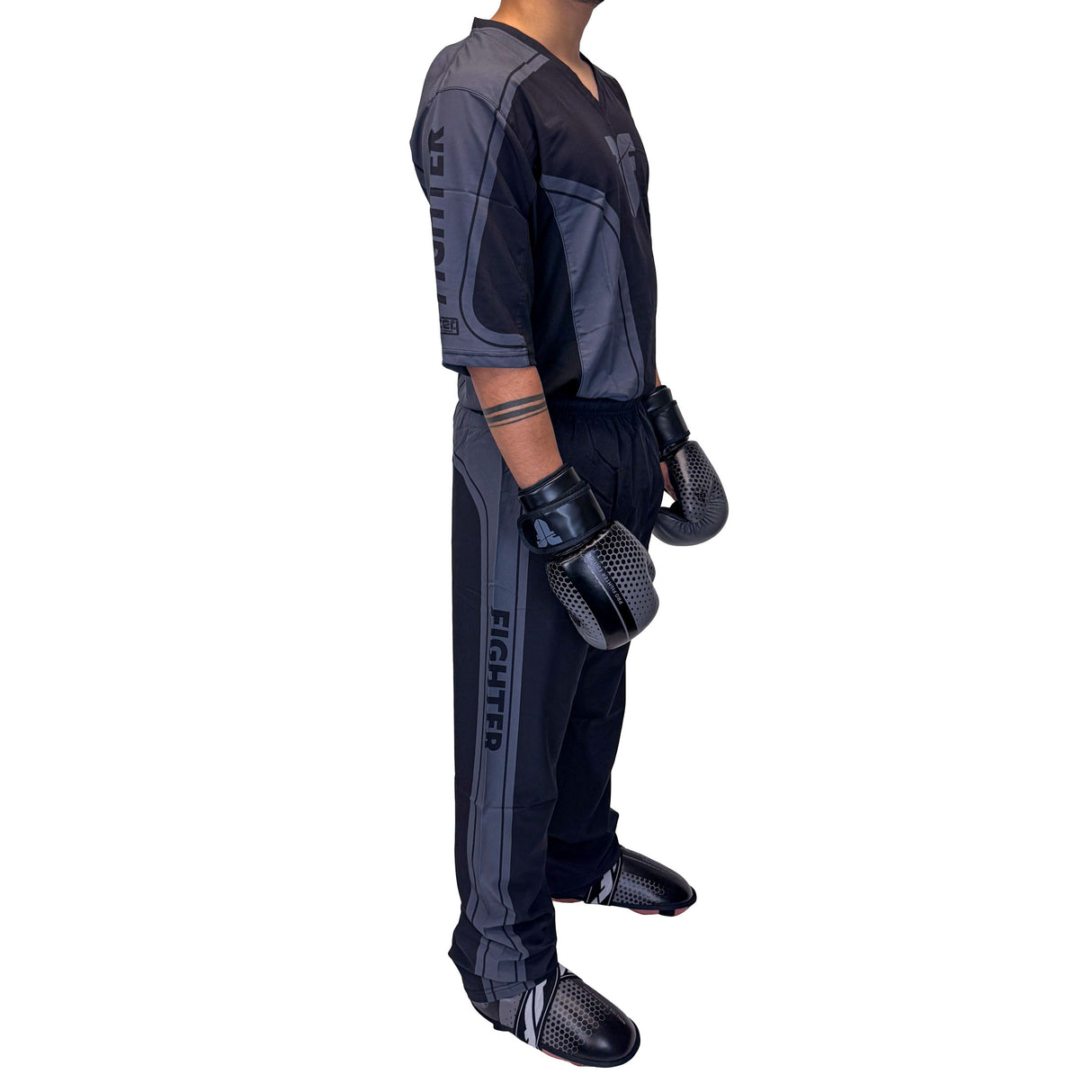 Fighter uniform - black/grey