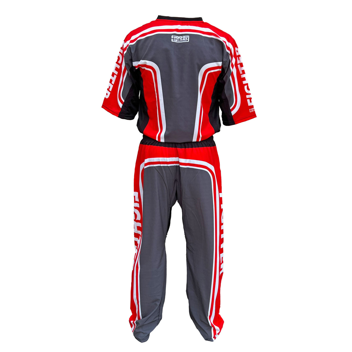 Uniforme de combate - gris/rojo