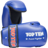 Guantes de mano abierta Pointfighter de color verde brillante y blanco TOP TEN, 21656-6