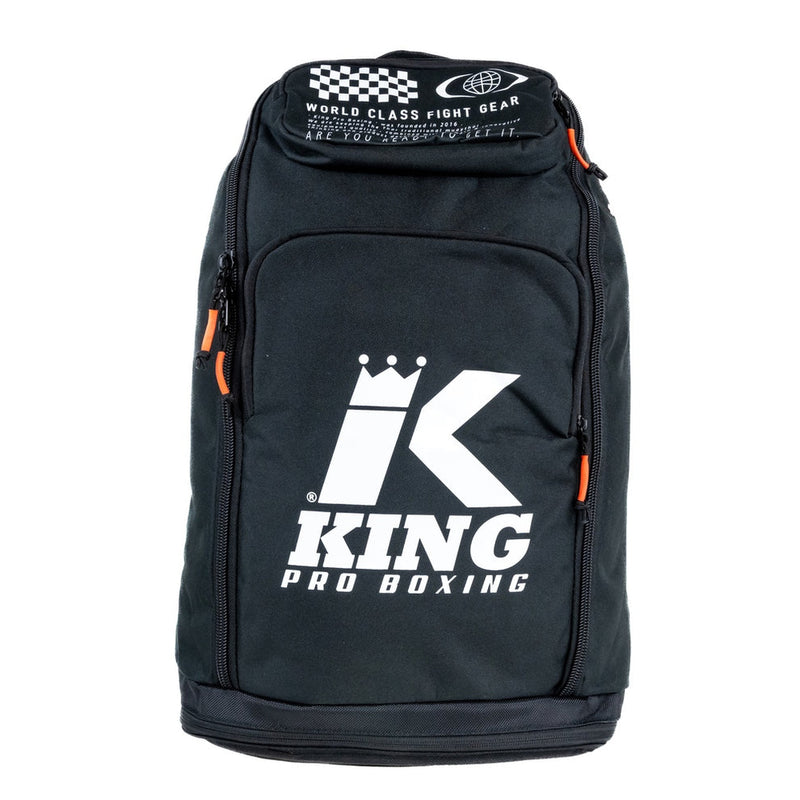 Mochila Elite Lab de King Pro Boxing, color negro, KPB Elite Lab