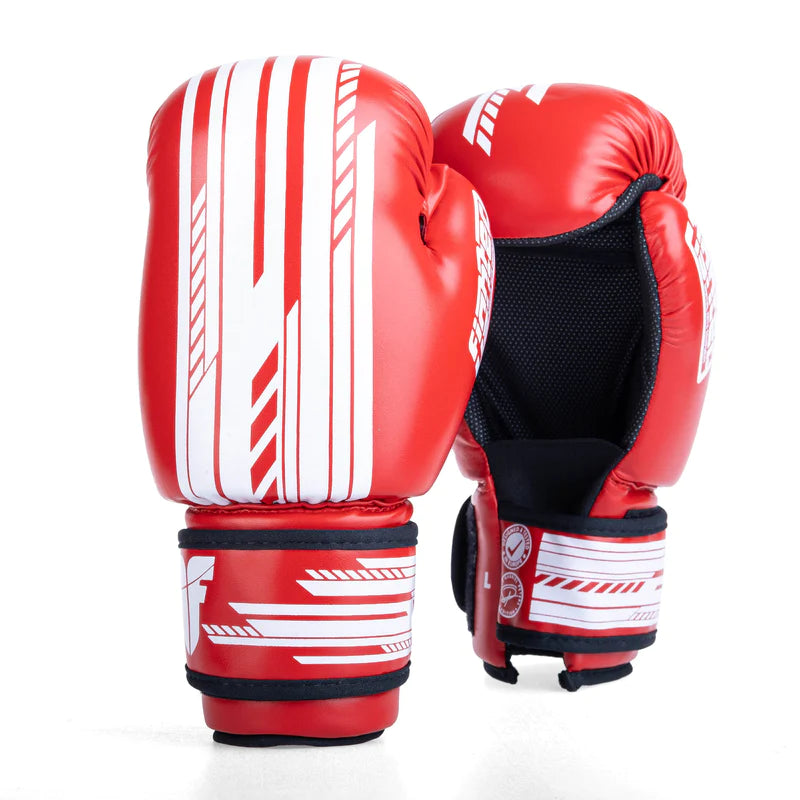 Guantes abiertos de combate Quick - Edición SGP - rojo