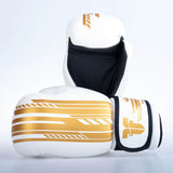 Guantes abiertos de combate Quick - Edición SGP - blanco/dorado