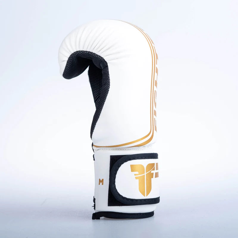 Guantes abiertos Fighter Stripe - Edición SGP - blanco/dorado