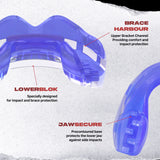 SafeJawz Ortho Series Mouthguard for Braces - Ice Blue