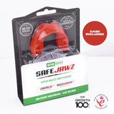 SafeJawz Ortho Series Mouthguard for Braces - Red