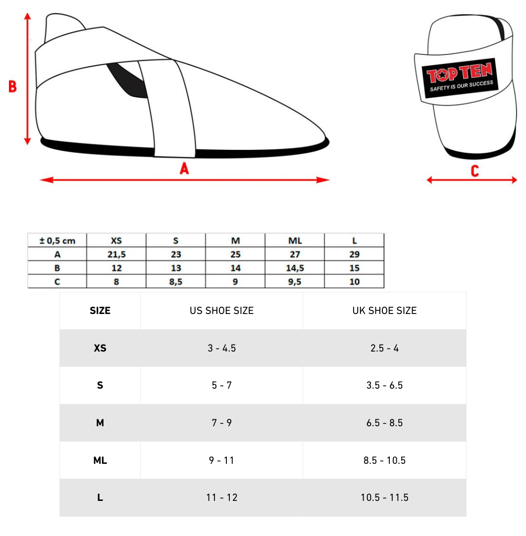 Top Ten Super-light Kicks - red/white, 3067-4