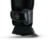 King Pro Boxing Shin Guards Spartan 1 - black, KPB/SG SPARTAN 1