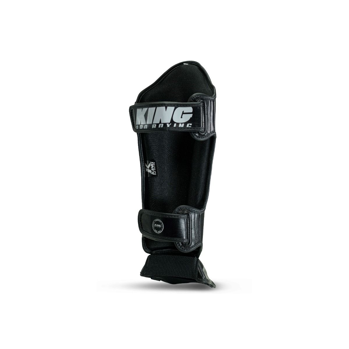 King Pro Boxing Shin Guards Spartan 1 - black, KPB/SG SPARTAN 1